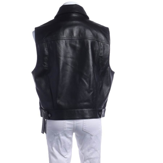 Leather Vest 38 Black | Vite EnVogue