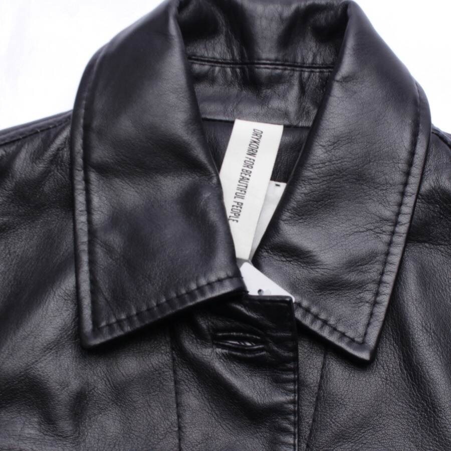 Image 3 of Leather Vest 38 Black in color Black | Vite EnVogue