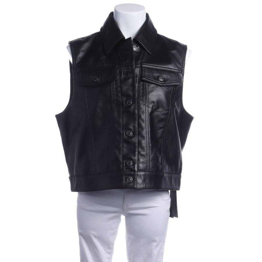 Image 1 of Leather Vest 34 Black in color Black | Vite EnVogue