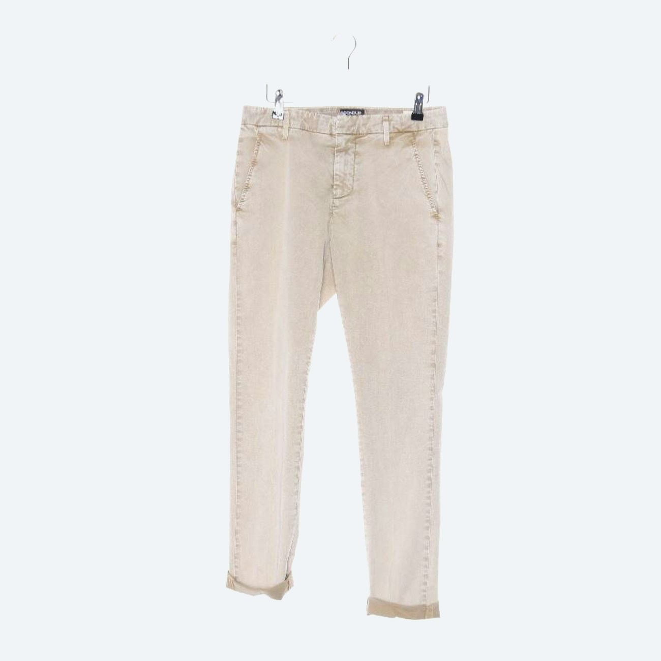 Image 1 of Trousers W30 Beige in color White | Vite EnVogue