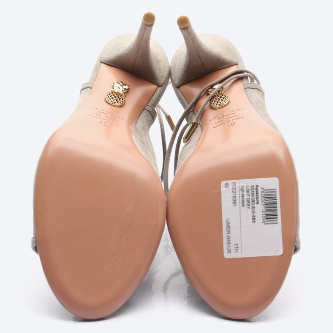 Image 4 of Heeled Sandals EUR 40 Light Gray in color Gray | Vite EnVogue