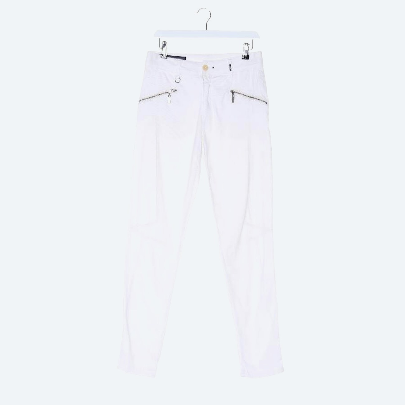 Image 1 of Jeans Skinny 38 White in color White | Vite EnVogue