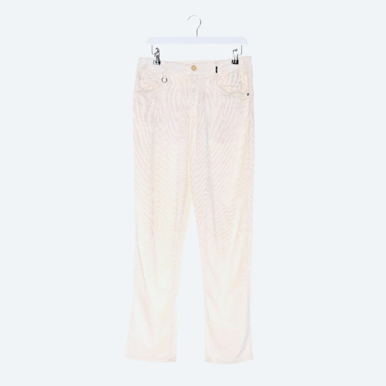Image 1 of Corduroy Pants 38 Beige in color White | Vite EnVogue
