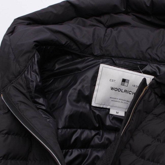 Image 3 of Quilted Coat M Black in color Black | Vite EnVogue