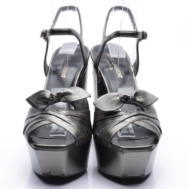 Heeled Sandals EUR38 Gray | Vite EnVogue