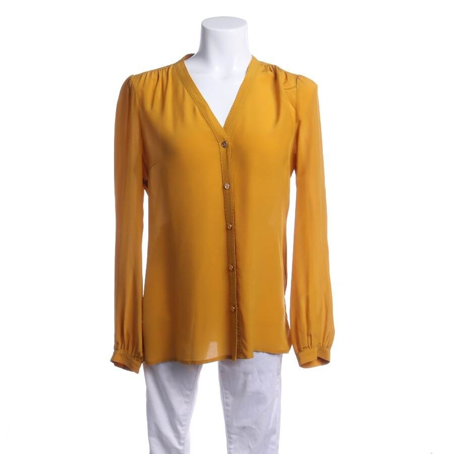 Image 1 of Silk Shirt 36 Mustard Yellow in color Yellow | Vite EnVogue
