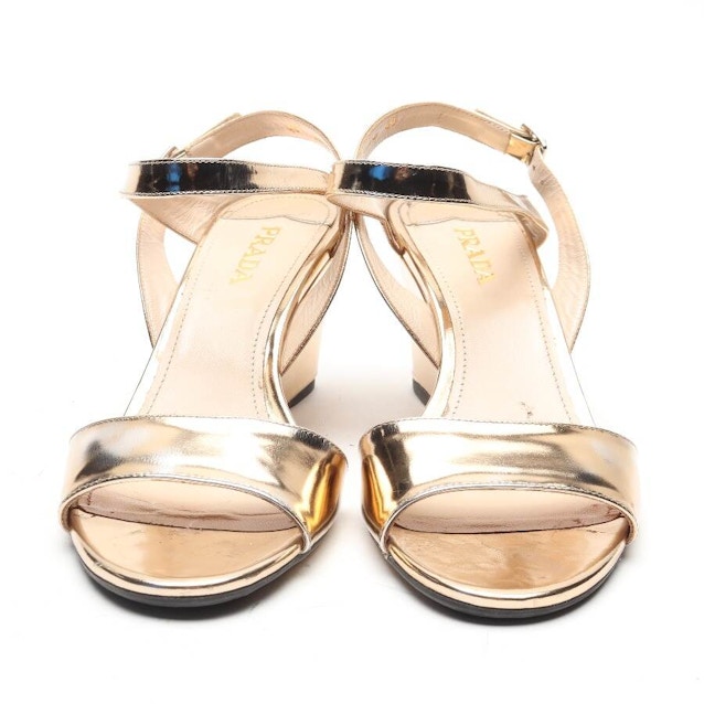 Heeled Sandals EUR 40 Gold | Vite EnVogue