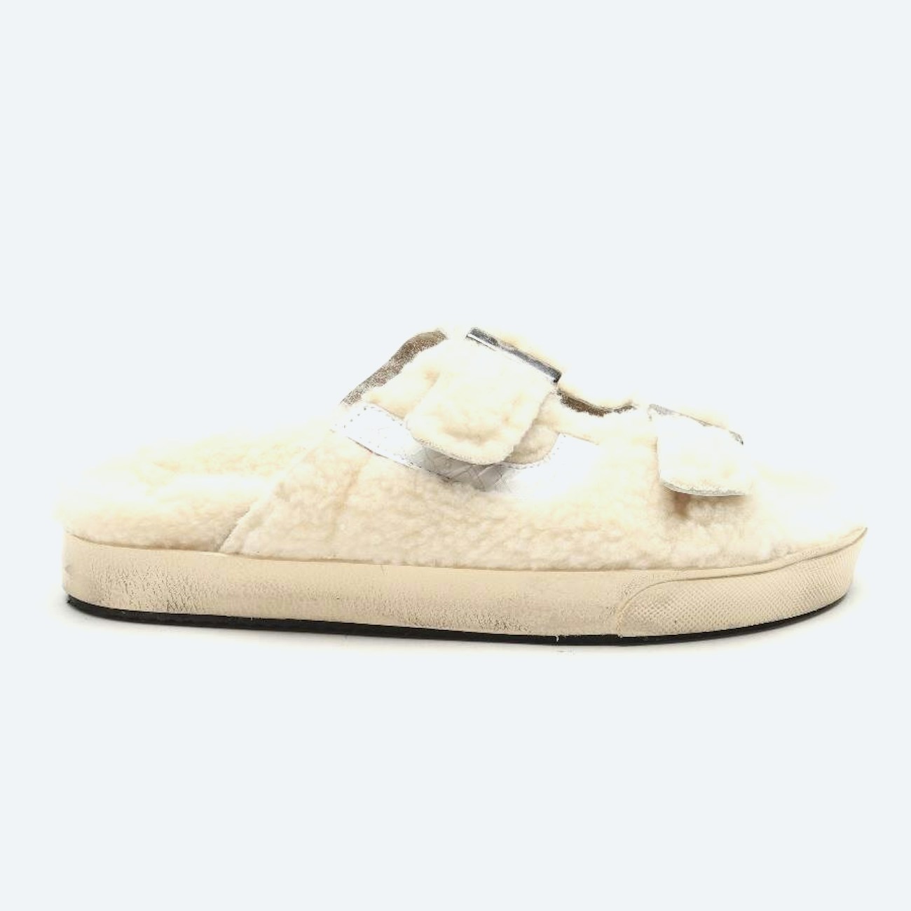 Image 1 of Sandals EUR38 Beige in color White | Vite EnVogue