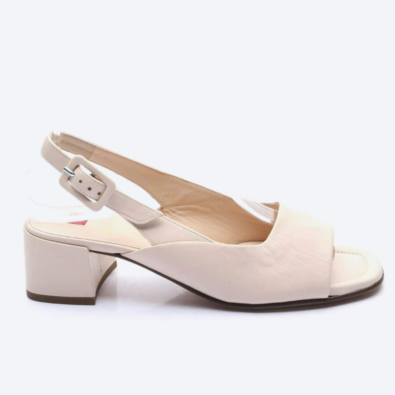 Image 1 of Heeled Sandals EUR 37.5 Cream in color White | Vite EnVogue