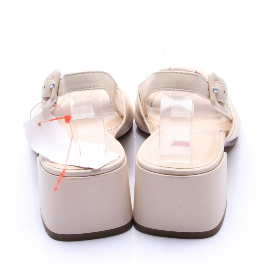 Image 3 of Heeled Sandals EUR 37.5 Cream in color White | Vite EnVogue
