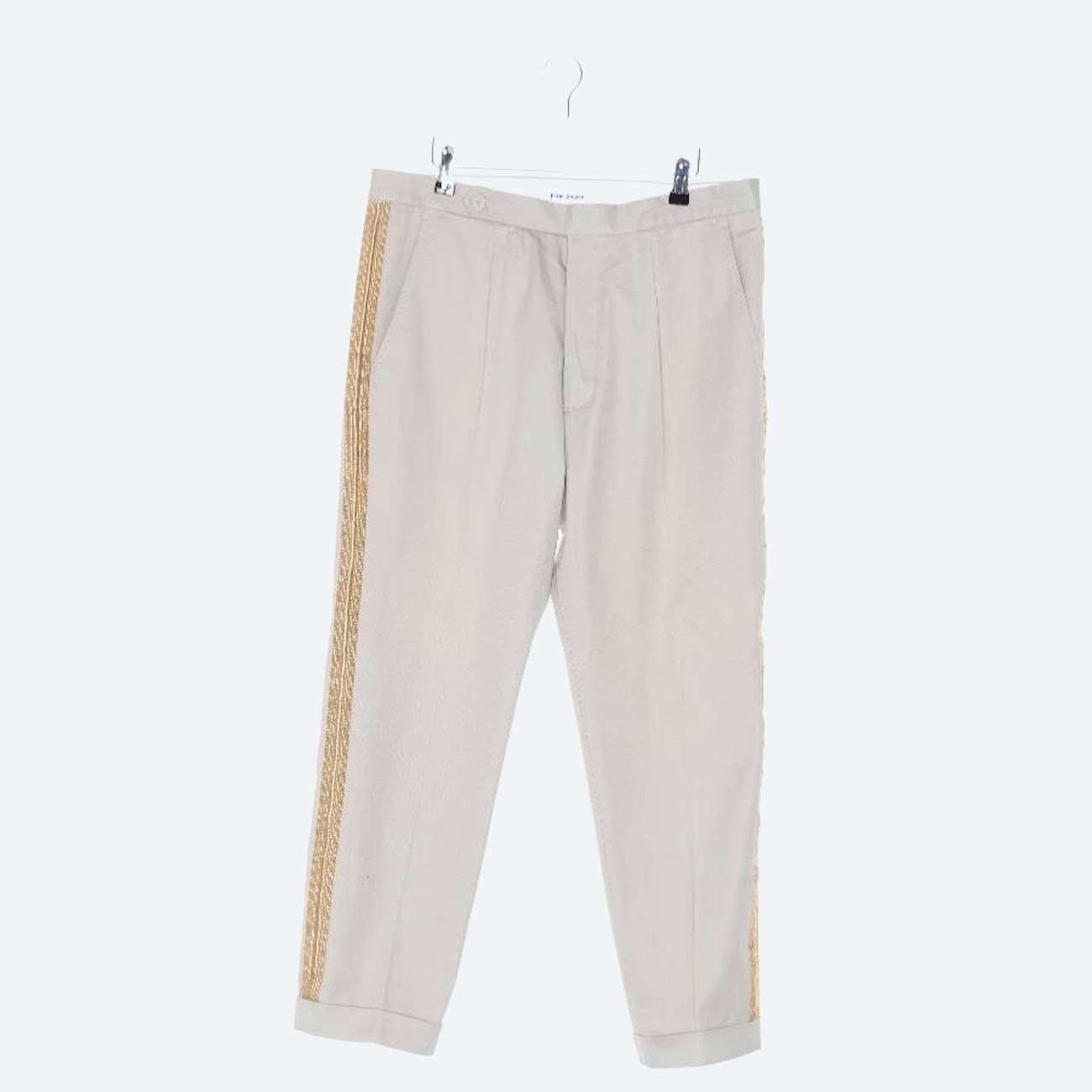 Image 1 of Trousers 52 Gold in color Metallic | Vite EnVogue