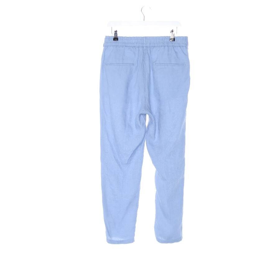 Image 2 of Linen Pants W33 Light Blue in color Blue | Vite EnVogue