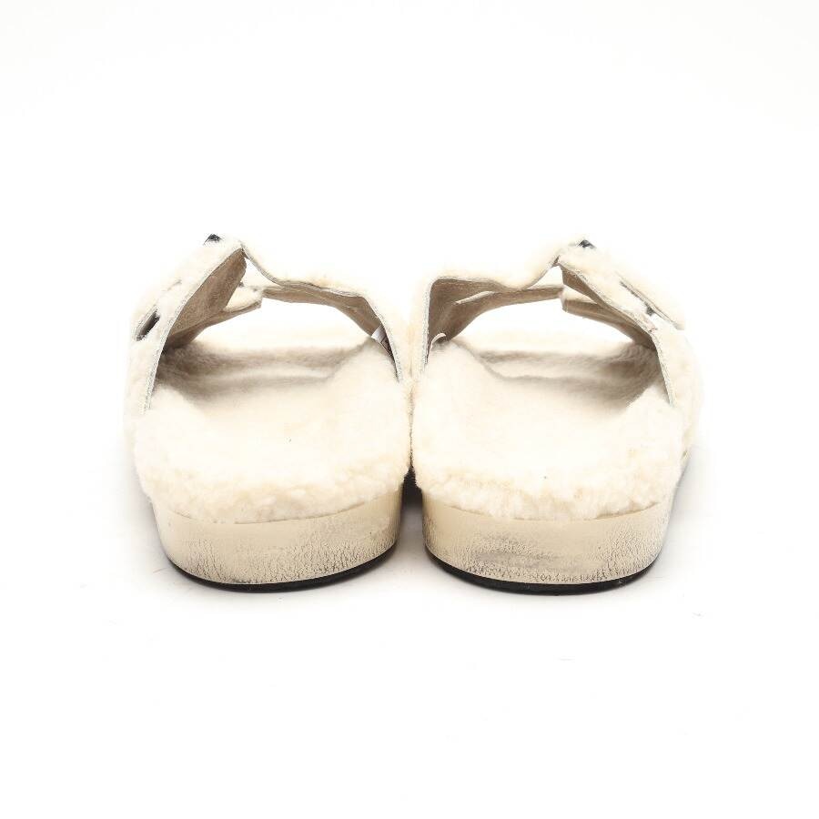 Image 3 of Sandals EUR 41 Beige in color White | Vite EnVogue
