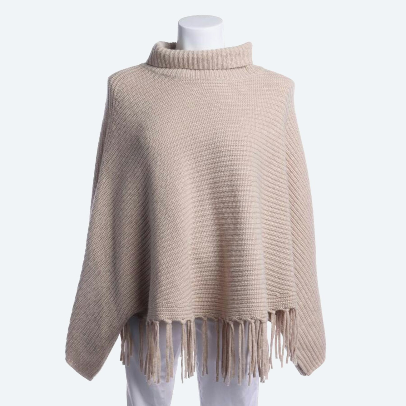 Image 1 of Poncho 36 Beige in color White | Vite EnVogue