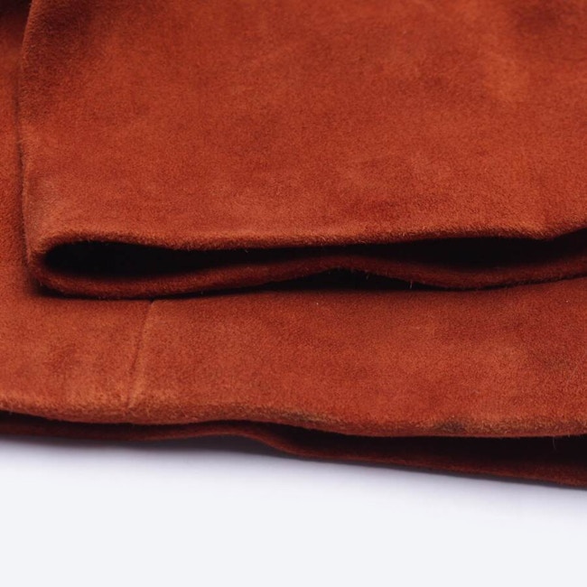 Image 3 of Leather Pants XS Dark Orange in color Orange | Vite EnVogue