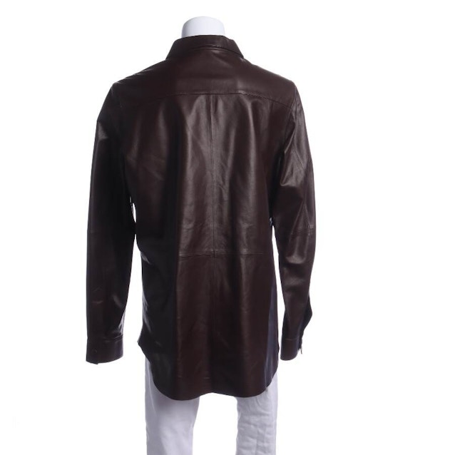 Leather Shirt XL Brown | Vite EnVogue