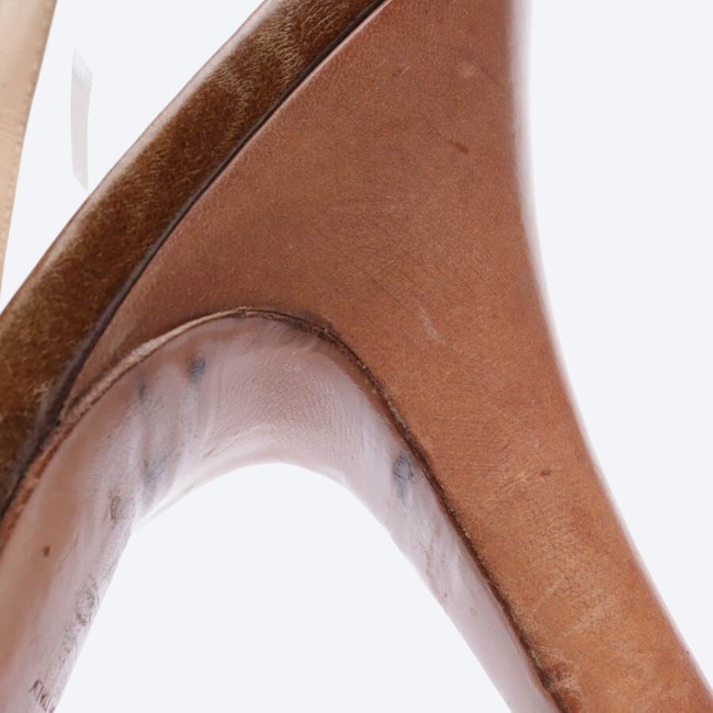Image 8 of Heeled Sandals EUR38 Brown in color Brown | Vite EnVogue