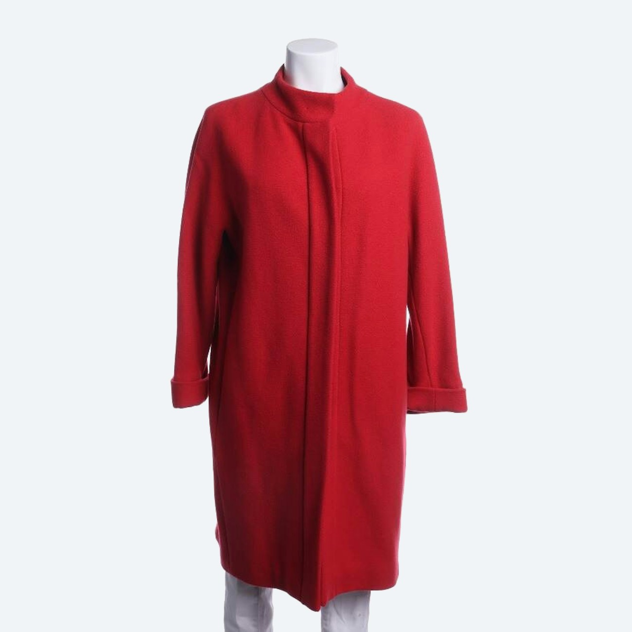 Image 1 of Between-seasons Coat 40 Red in color Red | Vite EnVogue