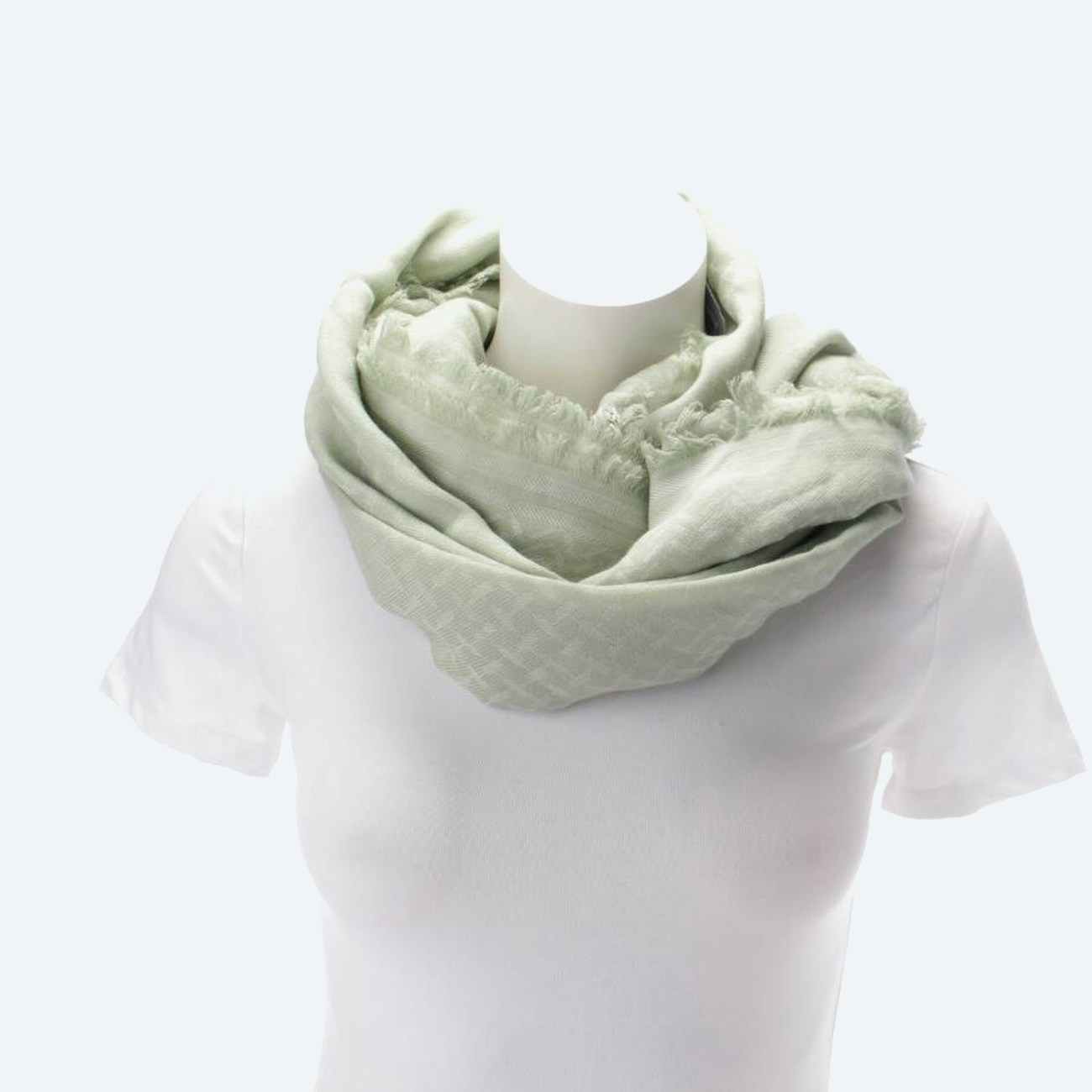Image 1 of Scarf Light Green in color Green | Vite EnVogue