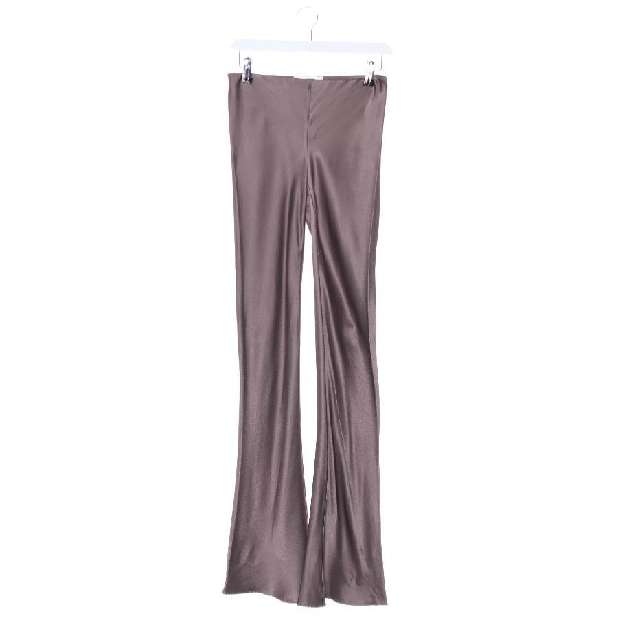 Image 1 of Silk Pants 38 Gray in color Gray | Vite EnVogue