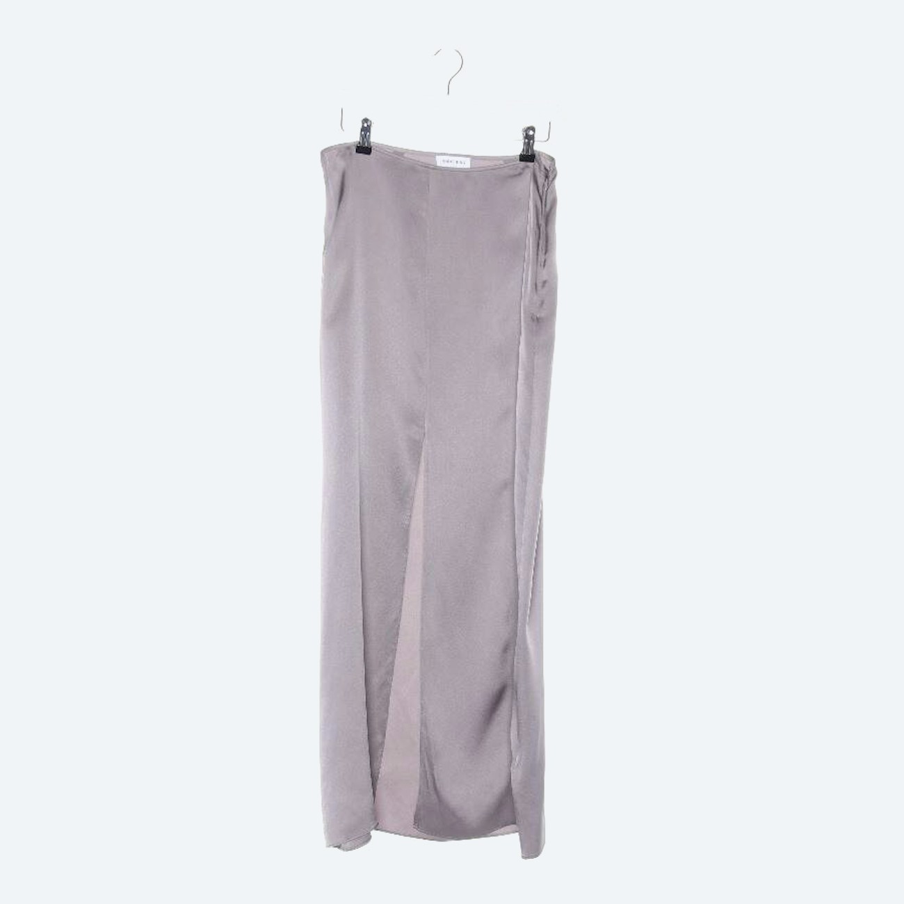 Image 1 of Silk Skirt M Light Gray in color Gray | Vite EnVogue