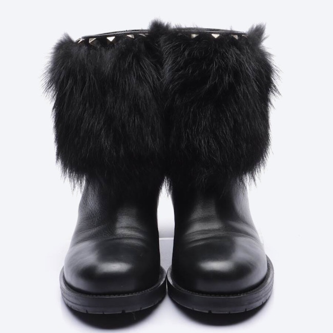 Image 2 of Rockstud Ankle Boots EUR 38.5 Black in color Black | Vite EnVogue