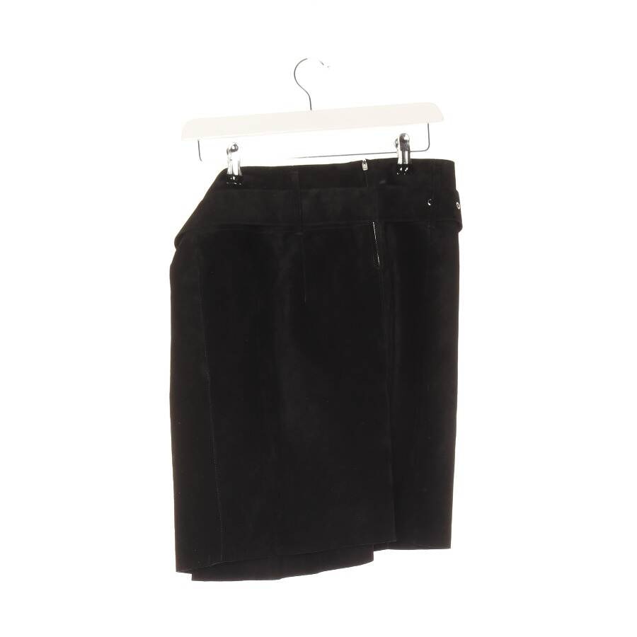 Image 2 of Leather Skirt 34 Black in color Black | Vite EnVogue