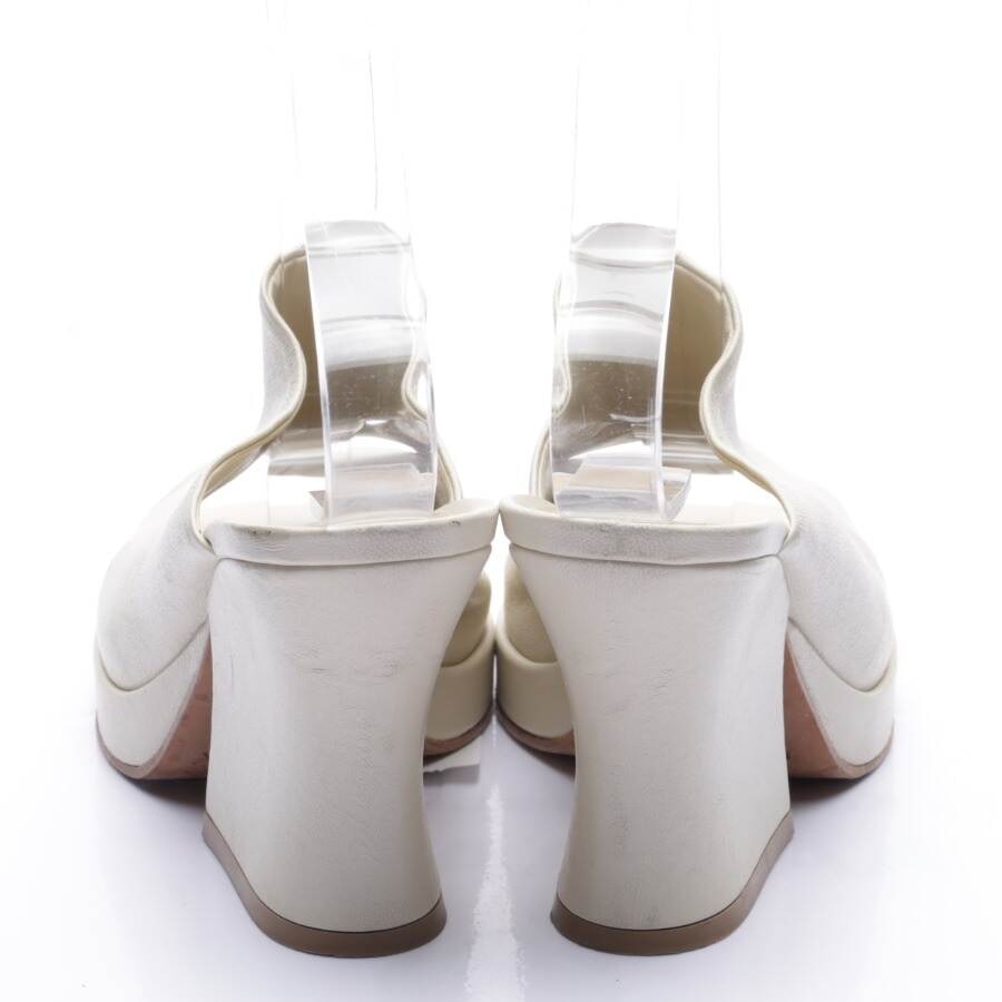 Bild 3 von Sandaletten EUR 38 Beige in Farbe Weiß | Vite EnVogue