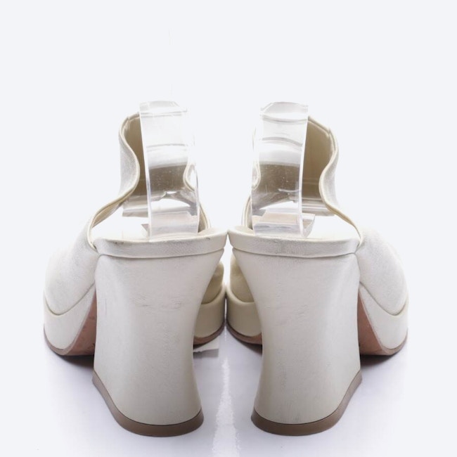 Bild 3 von Sandaletten EUR 38 Beige in Farbe Weiß | Vite EnVogue