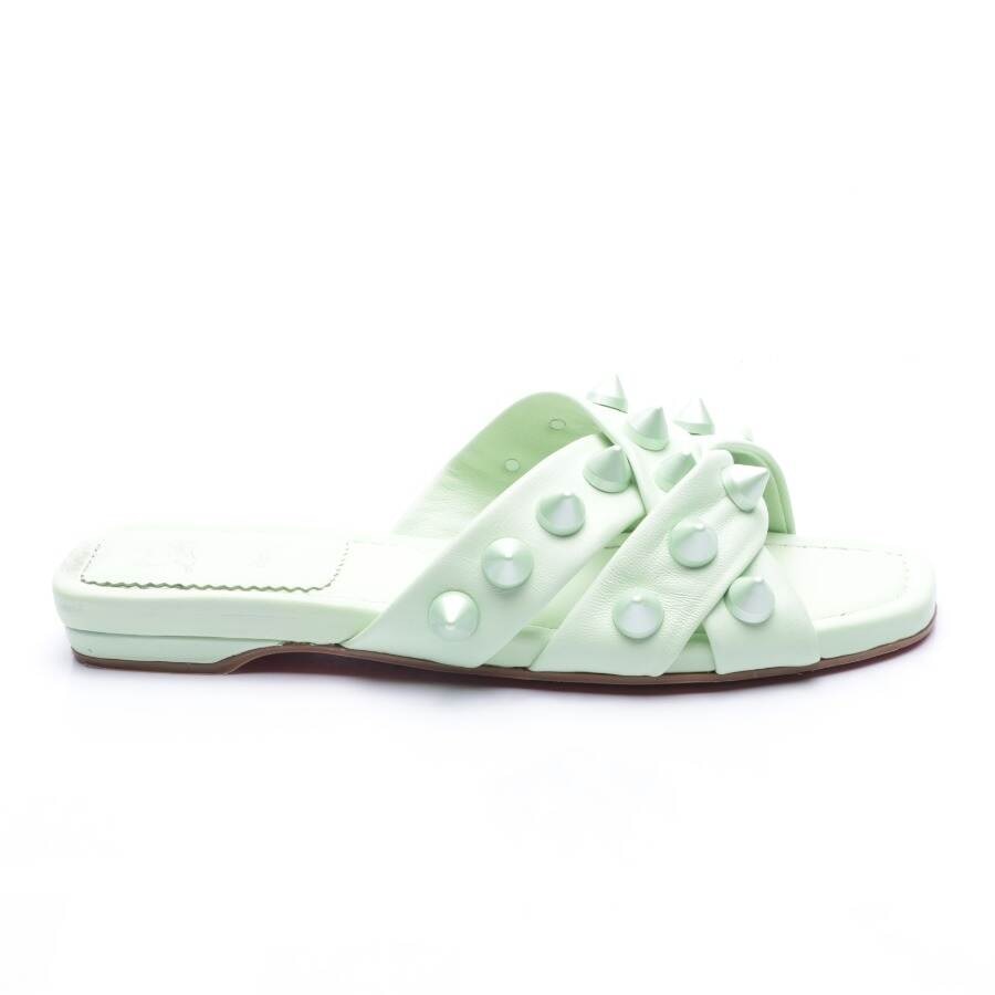 Image 1 of Sandals EUR 39 Light Green in color Green | Vite EnVogue