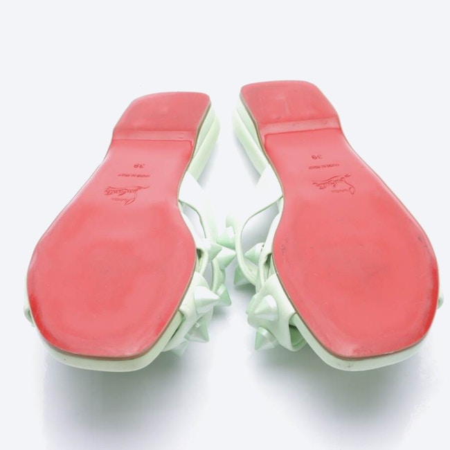 Image 4 of Sandals EUR 39 Light Green in color Green | Vite EnVogue