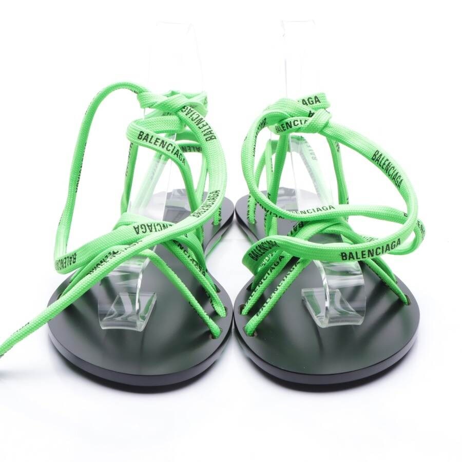 Image 2 of Sandals EUR38 Green in color Green | Vite EnVogue