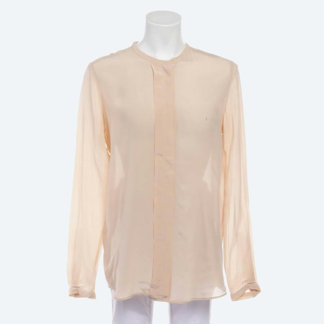 Image 1 of Silk Shirt M Peach in color Orange | Vite EnVogue