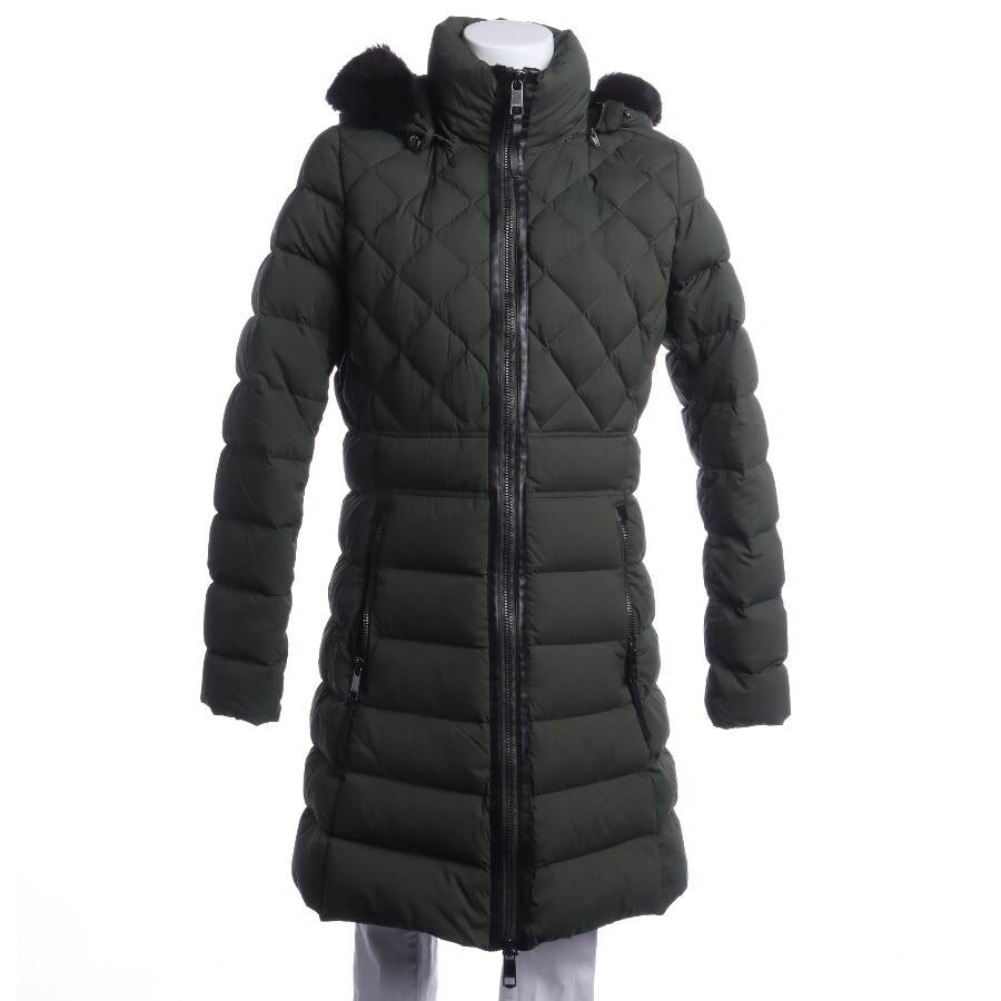 Image 1 of Quilted Coat L Green in color Green | Vite EnVogue