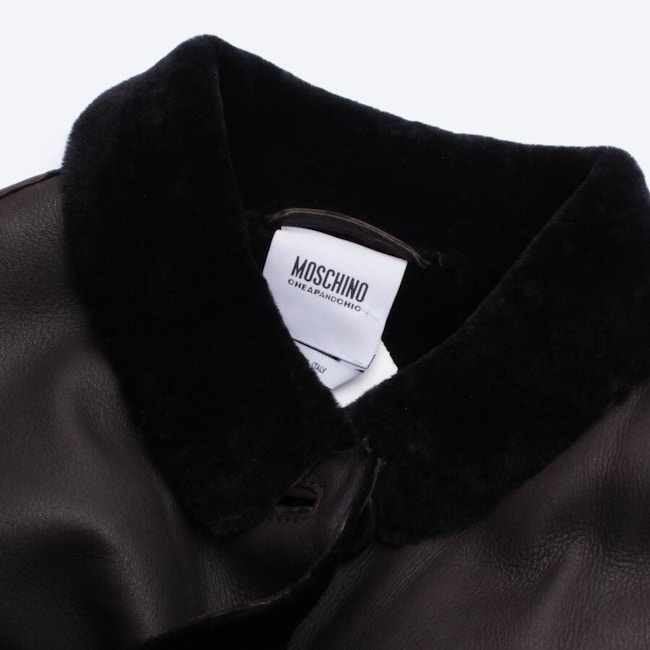 Image 3 of Leather Coat 36 Black in color Black | Vite EnVogue