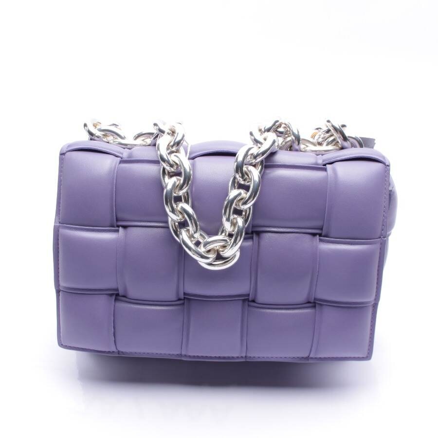 Image 1 of Padded Cassette Shoulder Bag Purple in color Purple | Vite EnVogue