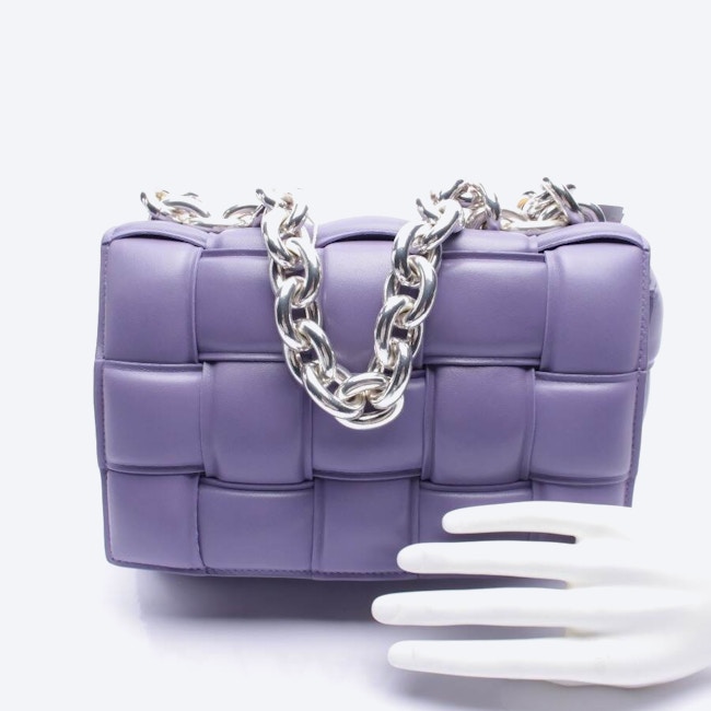 Image 4 of Padded Cassette Shoulder Bag Purple in color Purple | Vite EnVogue