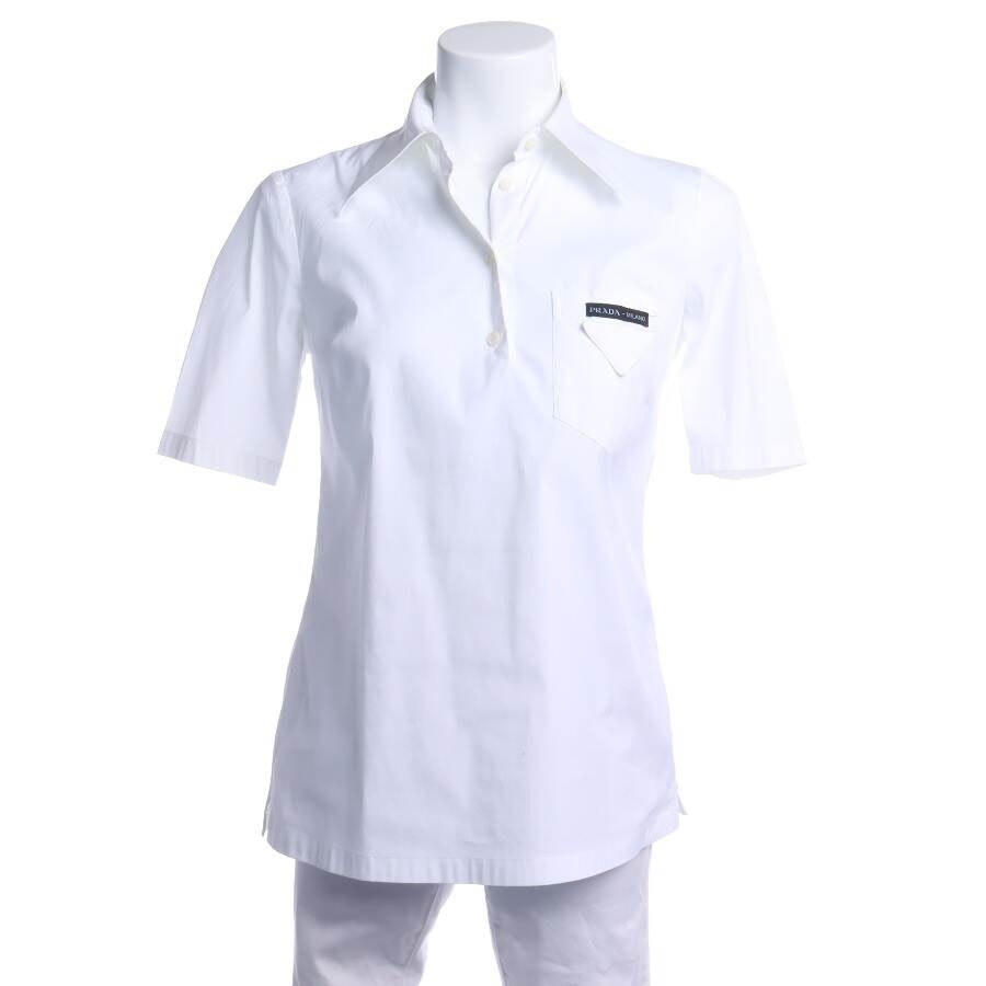 Image 1 of Shirt Blouse 32 White in color White | Vite EnVogue