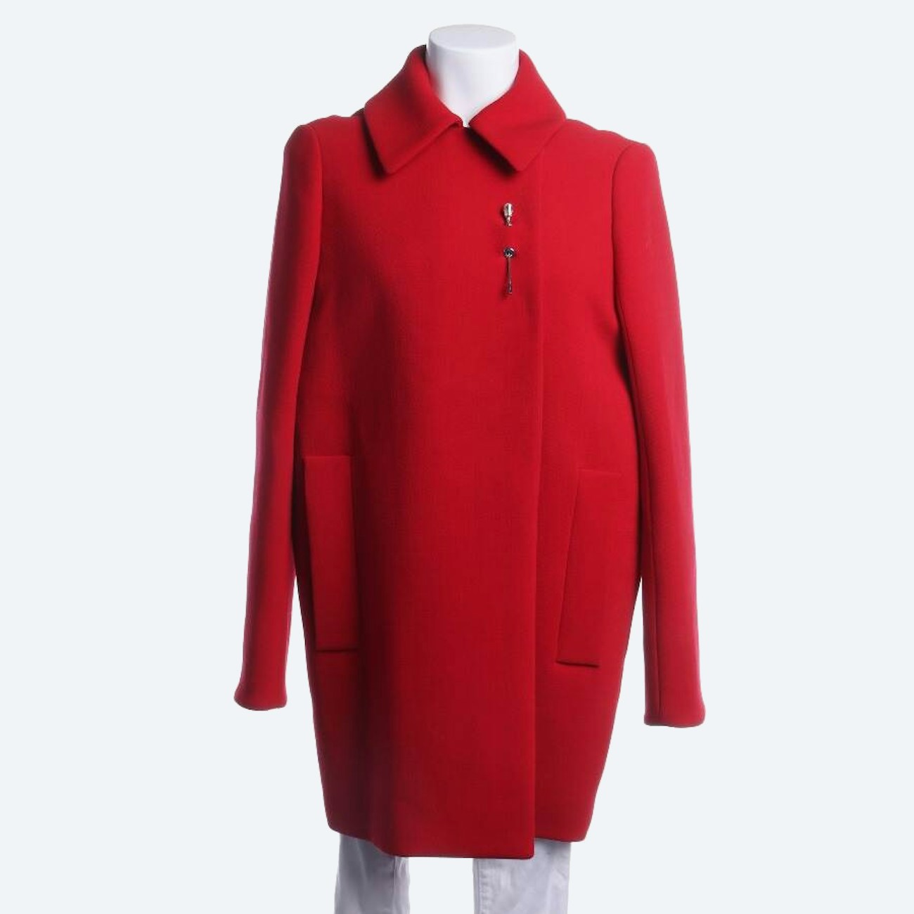 Image 1 of Wool Coat 36 Red in color Red | Vite EnVogue