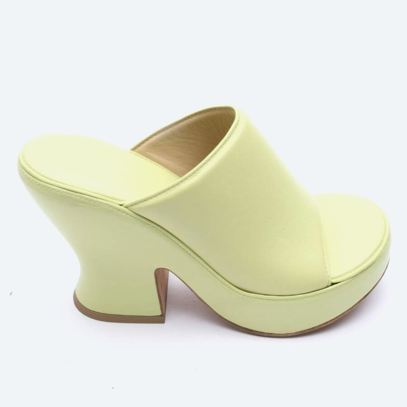 Image 1 of Heeled Sandals EUR 37 Green in color Green | Vite EnVogue