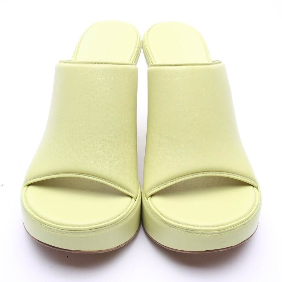 Image 2 of Heeled Sandals EUR 37 Green in color Green | Vite EnVogue