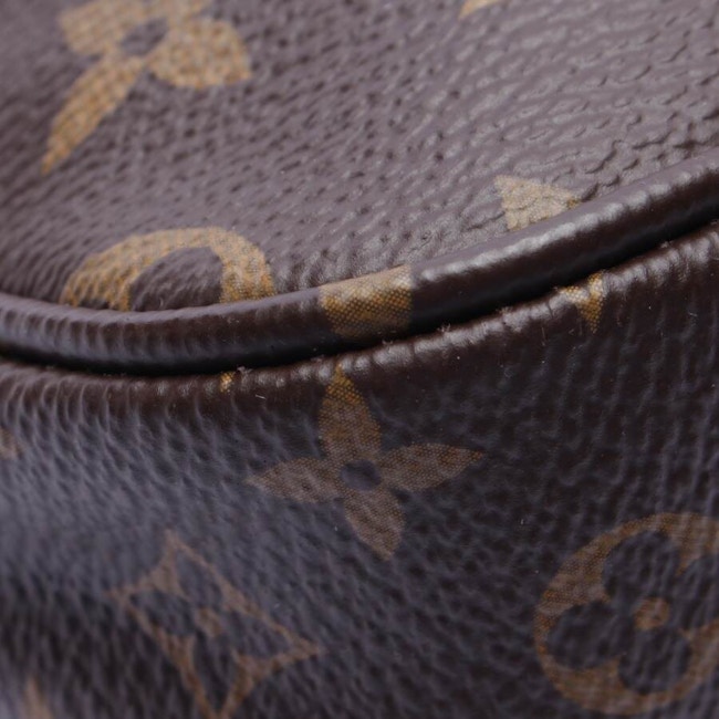 Image 6 of Multi Pochette Handbag Dark Brown in color Brown | Vite EnVogue
