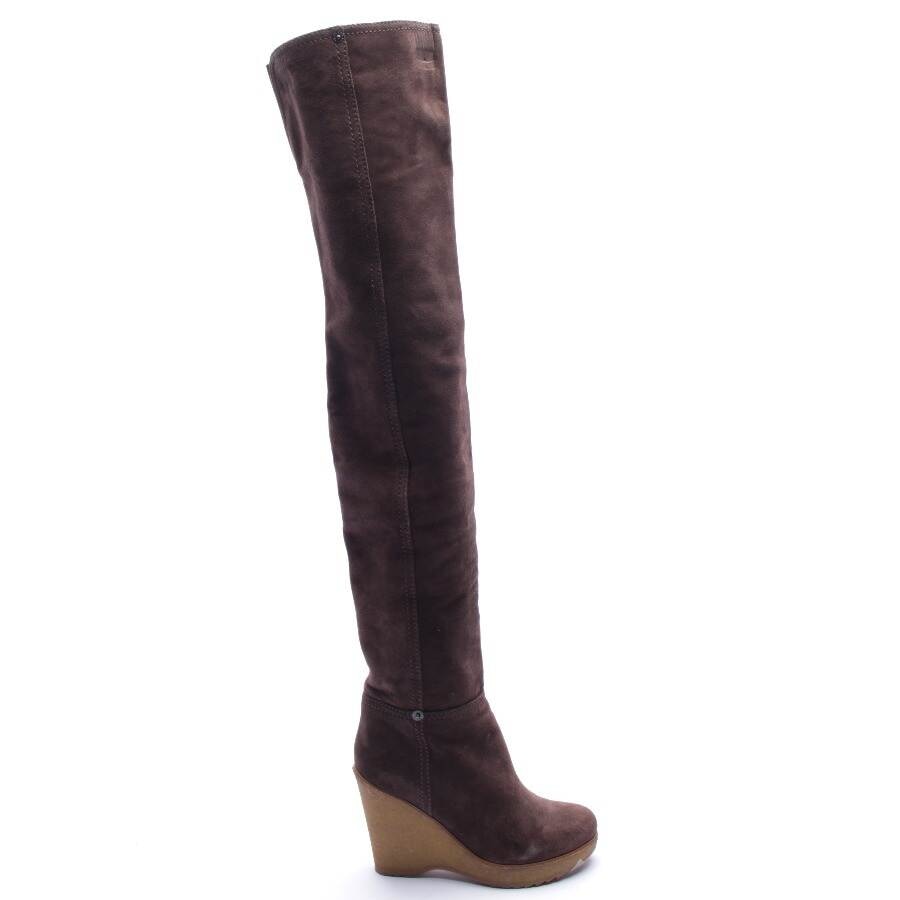 Image 1 of Overknee Boots EUR 37 Brown in color Brown | Vite EnVogue