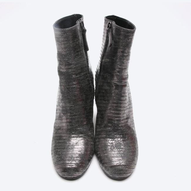Image 2 of Ankle Boots EUR 39 Silver in color Metallic | Vite EnVogue