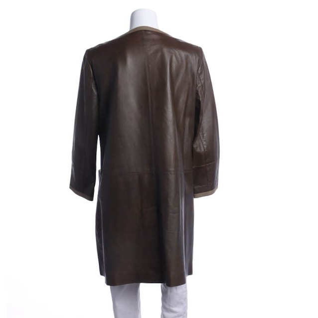 Leather Coat 44 Brown | Vite EnVogue