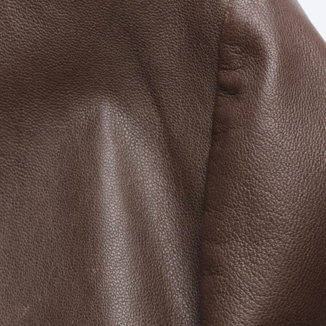 Image 4 of Leather Coat 44 Brown in color Brown | Vite EnVogue