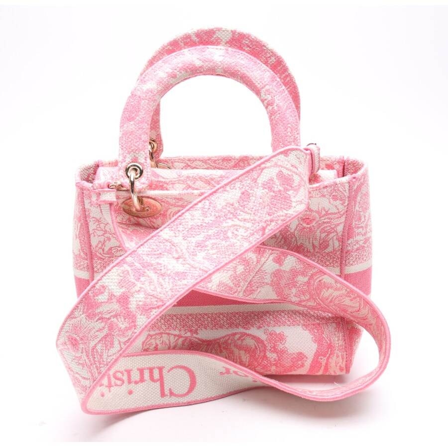 Image 2 of Lady Dior Handbag Light Pink in color Pink | Vite EnVogue