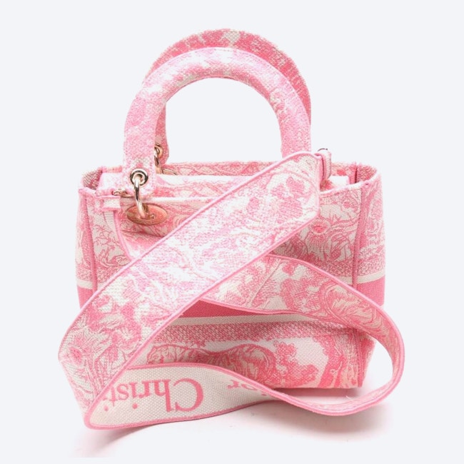Image 2 of Lady Dior Handbag Light Pink in color Pink | Vite EnVogue