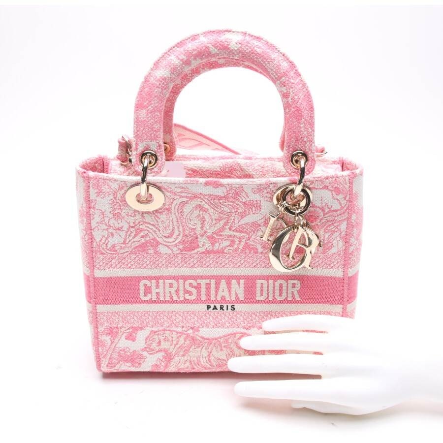 Image 4 of Lady Dior Handbag Light Pink in color Pink | Vite EnVogue