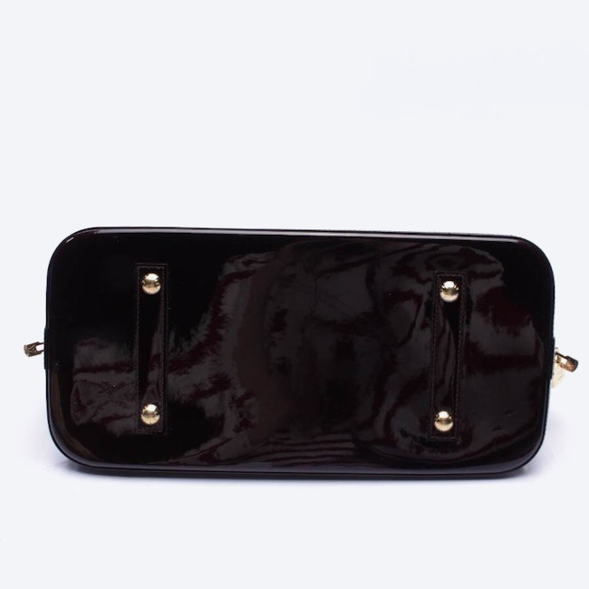 Image 4 of Alma Vernis GM Handbag Dark Brown in color Brown | Vite EnVogue